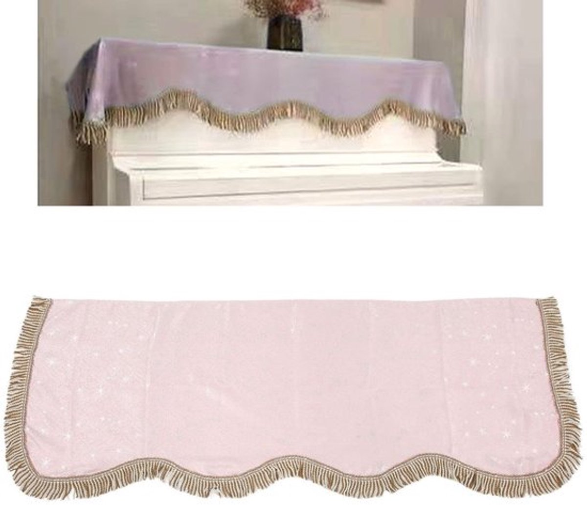 IMstore - Piano Cover - 88 Keys - Elegante tassels - Gouden Velvet - Bescherming