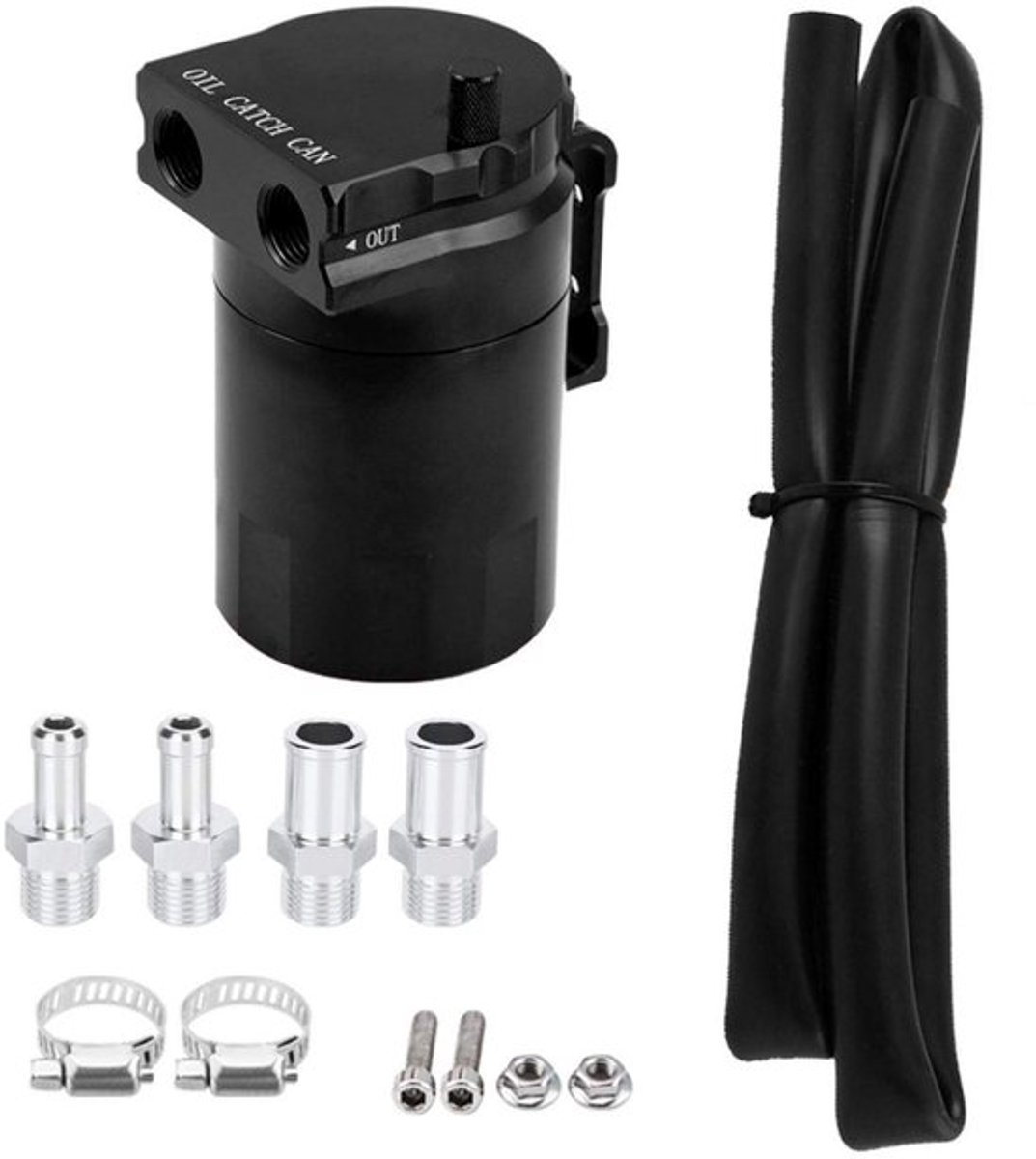 OmGoods - Dailygoody - Universele Aluminium Motoroliereservoir - Oliedampopvang