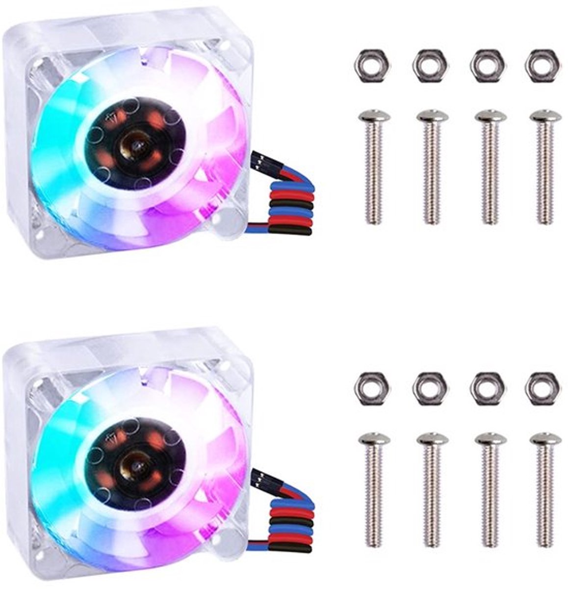 Ventilator voor Raspberry Pi met koeling en RGB LED
