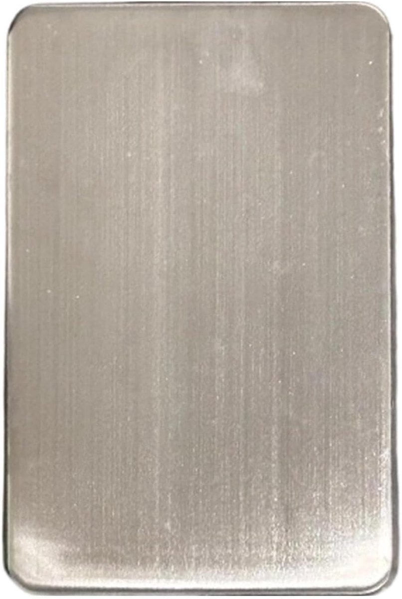 Herbruikbaar IJspak - Kleine Koelelementen - Lunch Koelen - Roestvrij Staal - 17.6 x 11.6 cm - Zilverkleurig