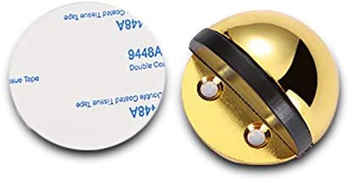 Deurstoppers Set - Deurhouders - Deuren Open Houden - Niet-ponssticker - 3 Stuks - Goud