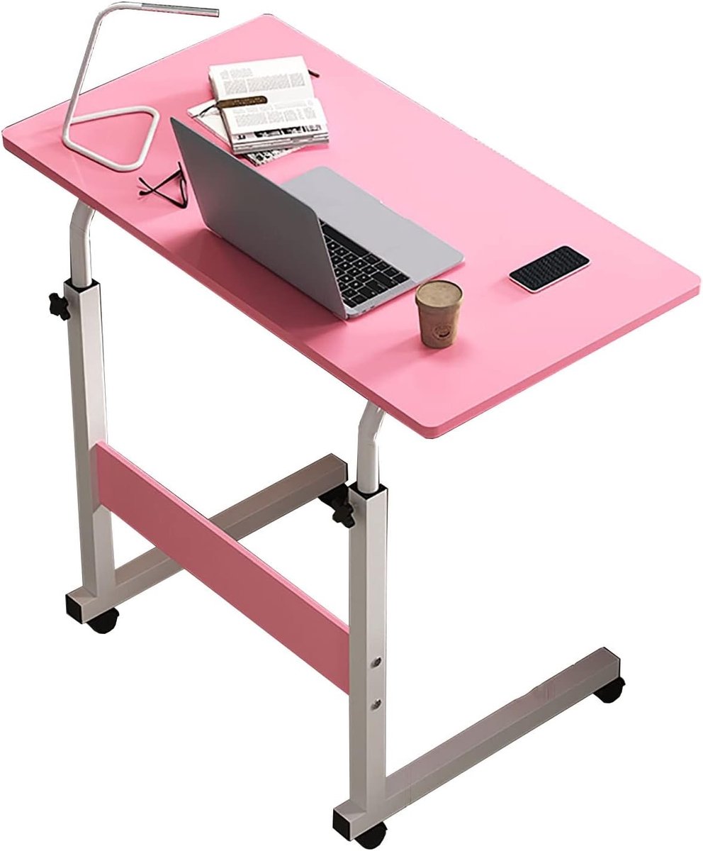 Verstelbaar Bureau - Laptop Tafel - Thuiswerken - Met Wielen - 80cm - C