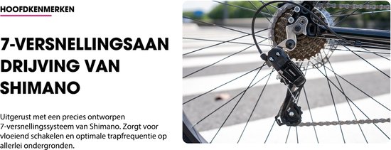 HILAND VELO Dames Racefiets - 700C - 7 Versnellingen - Lichtgewicht Aluminium Frame - Mechanische Schijfremmen - Stadsfiets / Commuter Bike van Hiland — afbeelding 5