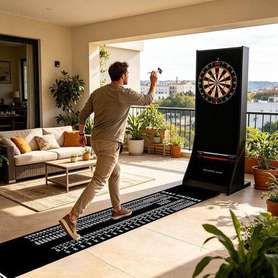 Dart vloermat - Werplijntapijt Dartmat - Dartspel verbeteren - Antislip onderkant - 300 x 34 cm - Niet gespecificeerd van Dart — afbeelding 2