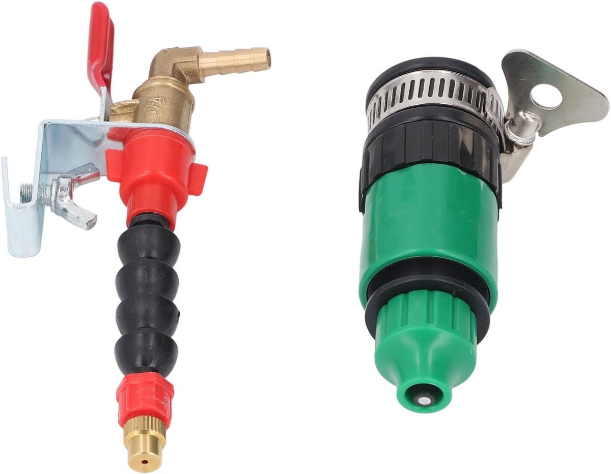 Watersproeier Snijmachine - Stofbestrijding Accessoire - Nat Zagen - Universele Connector - 10m Pijp - Zwart
