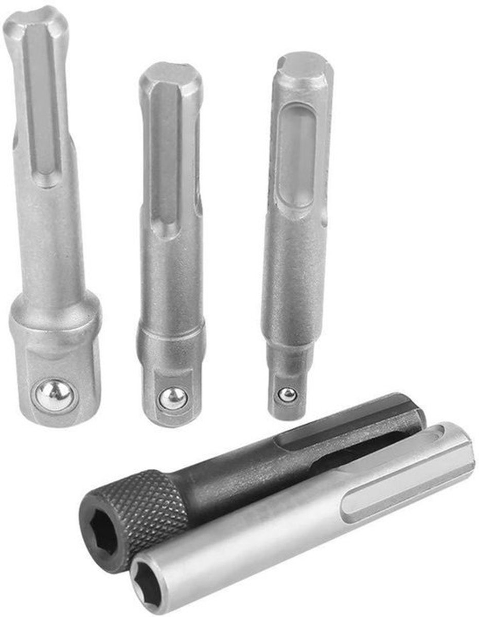 Accessoire set van 5 voor plus steel socket wrench