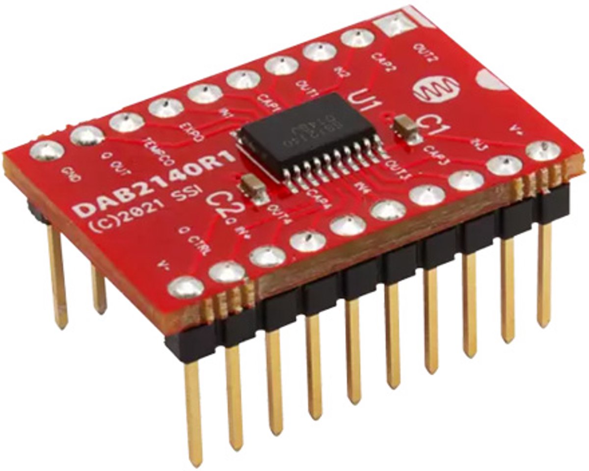 Image of DAB2140 Integrated Circuit Multi-Mode VCF Sound Semiconductor SSI2140 DIP Adapter