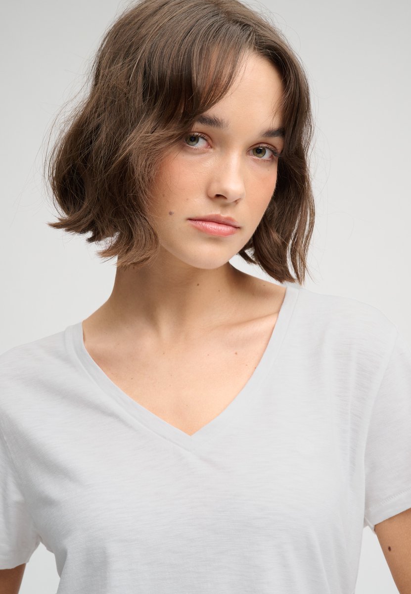 Superdry Studios Slub T-shirt met Borduursel Dames T-shirts Optic