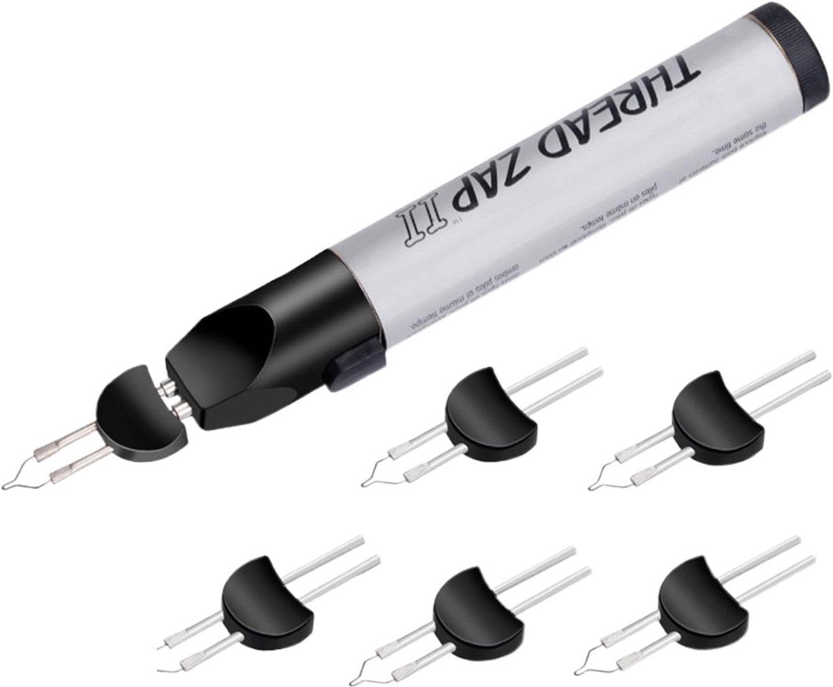 Hitte Pen - Soldeerbout Tool - Hout Branden - Verstelbare Temperatuur - 13 cm - Zwart