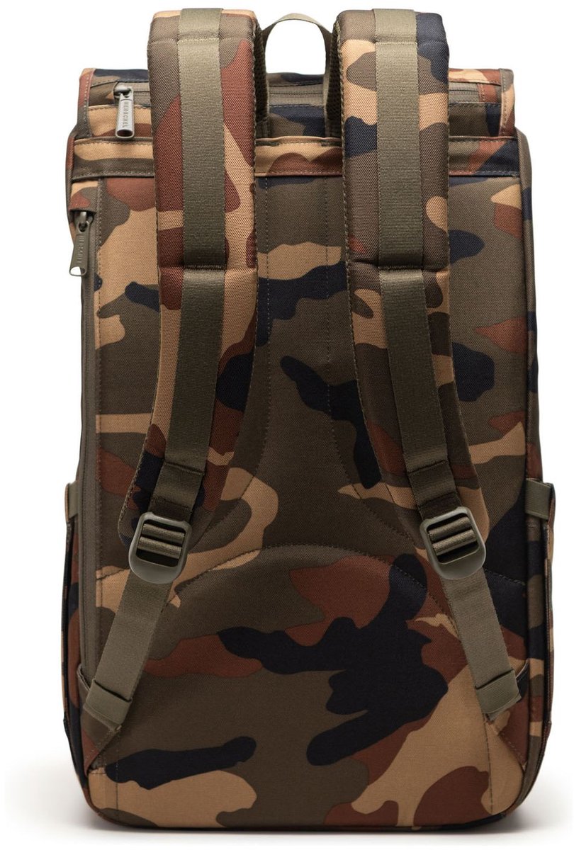 Herschel Supply Co. Little America Rugzak School - 16 laptopvak - woodland camo/black label