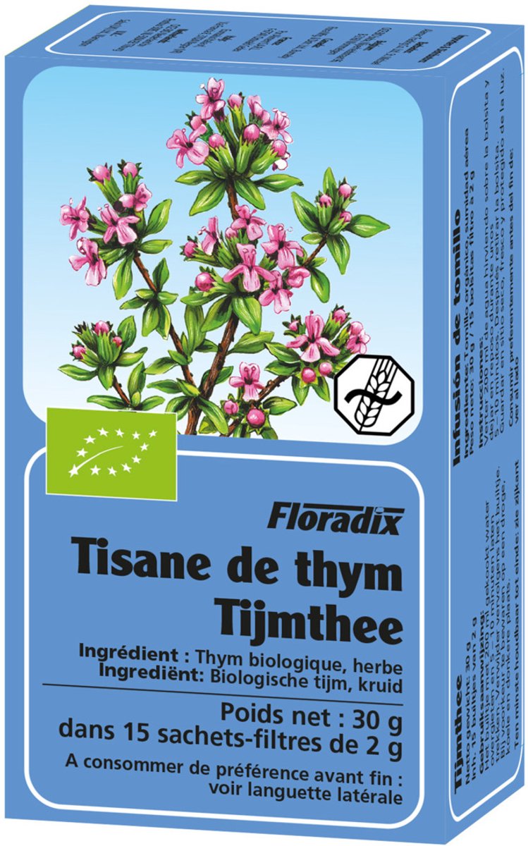 Salus Thijm Thee - 100% biologische tijm - 15 zakjes
