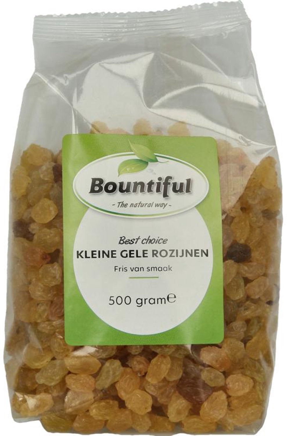 Bountiful Rozijnen geel klein 500 gram