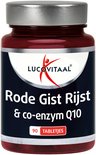 Flesje Lucovitaal Rode Gist Rijst & co-enzym Q10 met 90 tabletjes.
