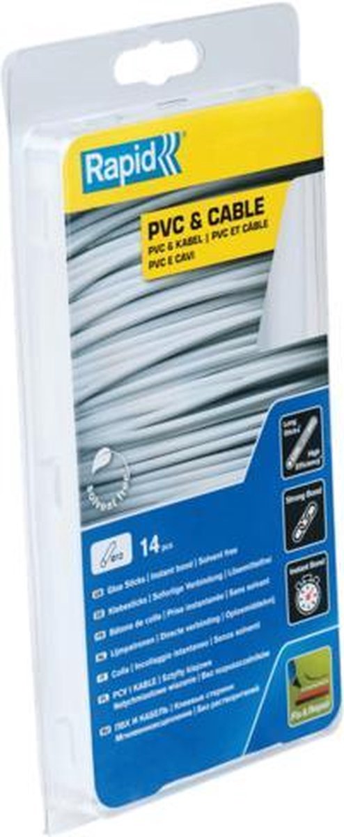 Rapid - Lijm 250G - 12 mm 190mm PVC 40107363