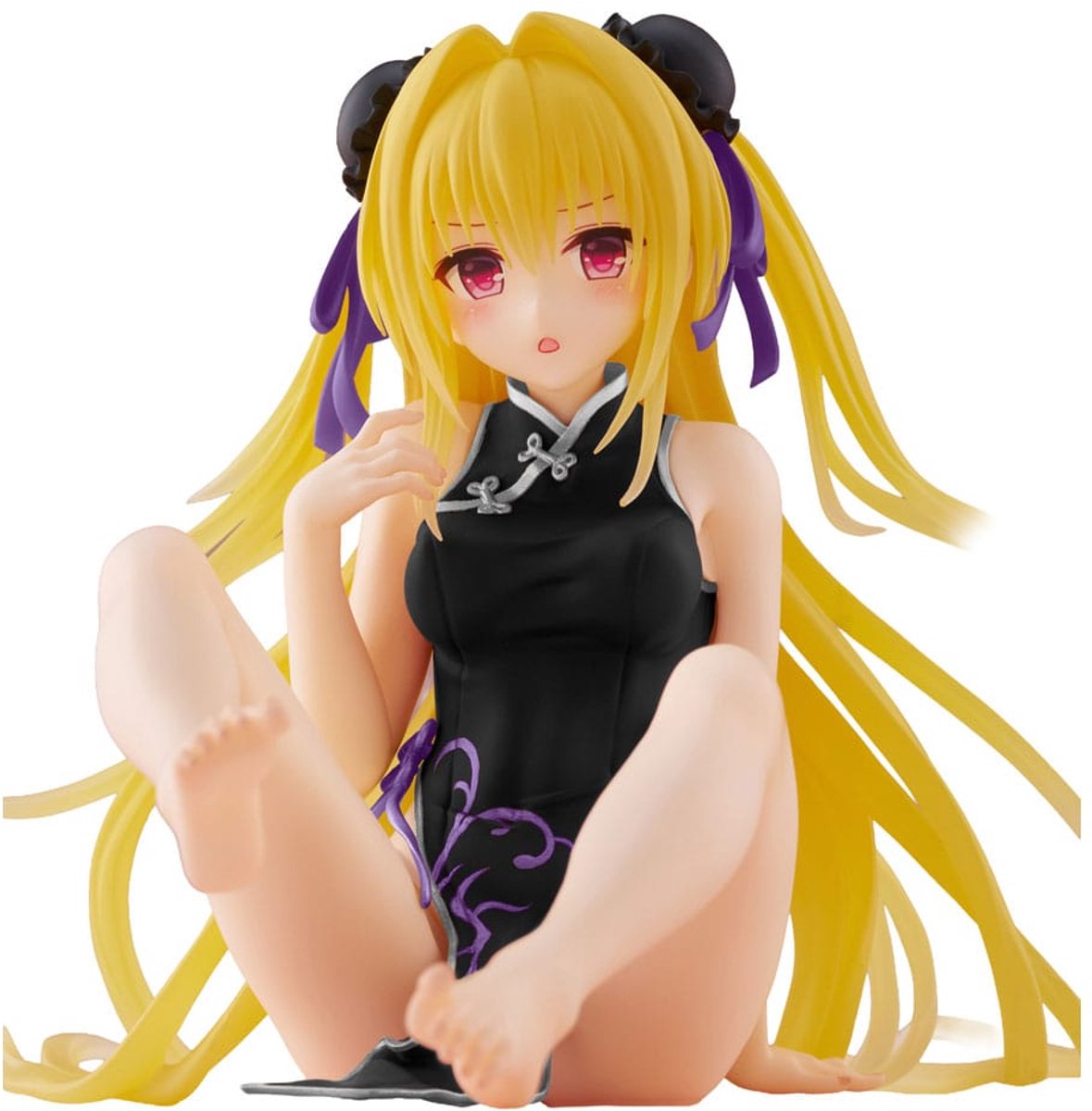 Taito Prize To Love-Ru Darkness PVC Statue Desktop Cute Figure Golden Darkness (China Dress Ver.) Renewal 13 cm Beeld