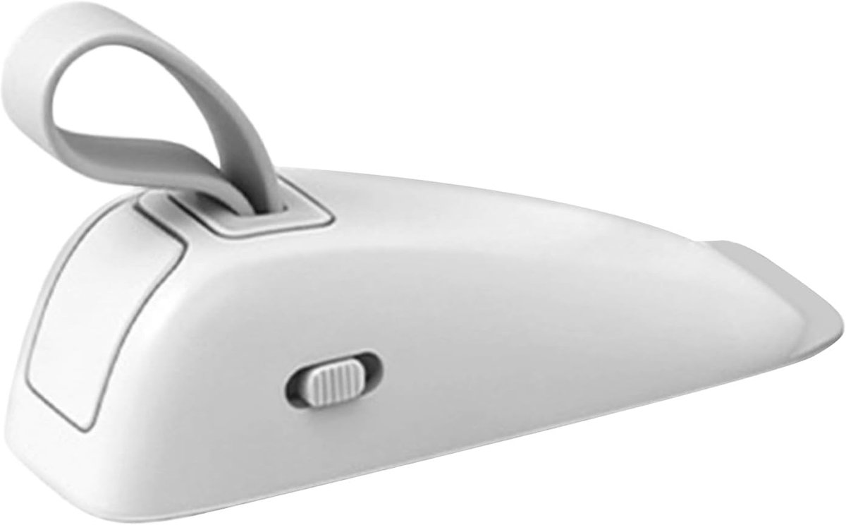 Deurstopper Alarm - Veiligheidswig - Privacy Beschermen - Dubbele Alarm Modus - 13 cm Lengte - Wit