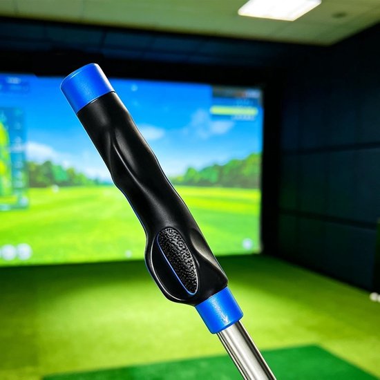 Golf Grip Trainer - Golf Oefenhulpmiddel - Swing Verbeteren - Nauwkeurige Handpositie - Universeel - Blauw van GOLF — afbeelding 2