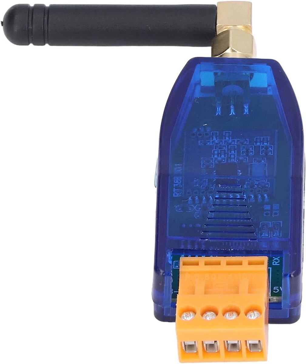 Draadloze Seriële Adapter - RF Transceiver Module - Data Overdracht - 500 Meter Bereik - 433MHz Frequentie - Zwart