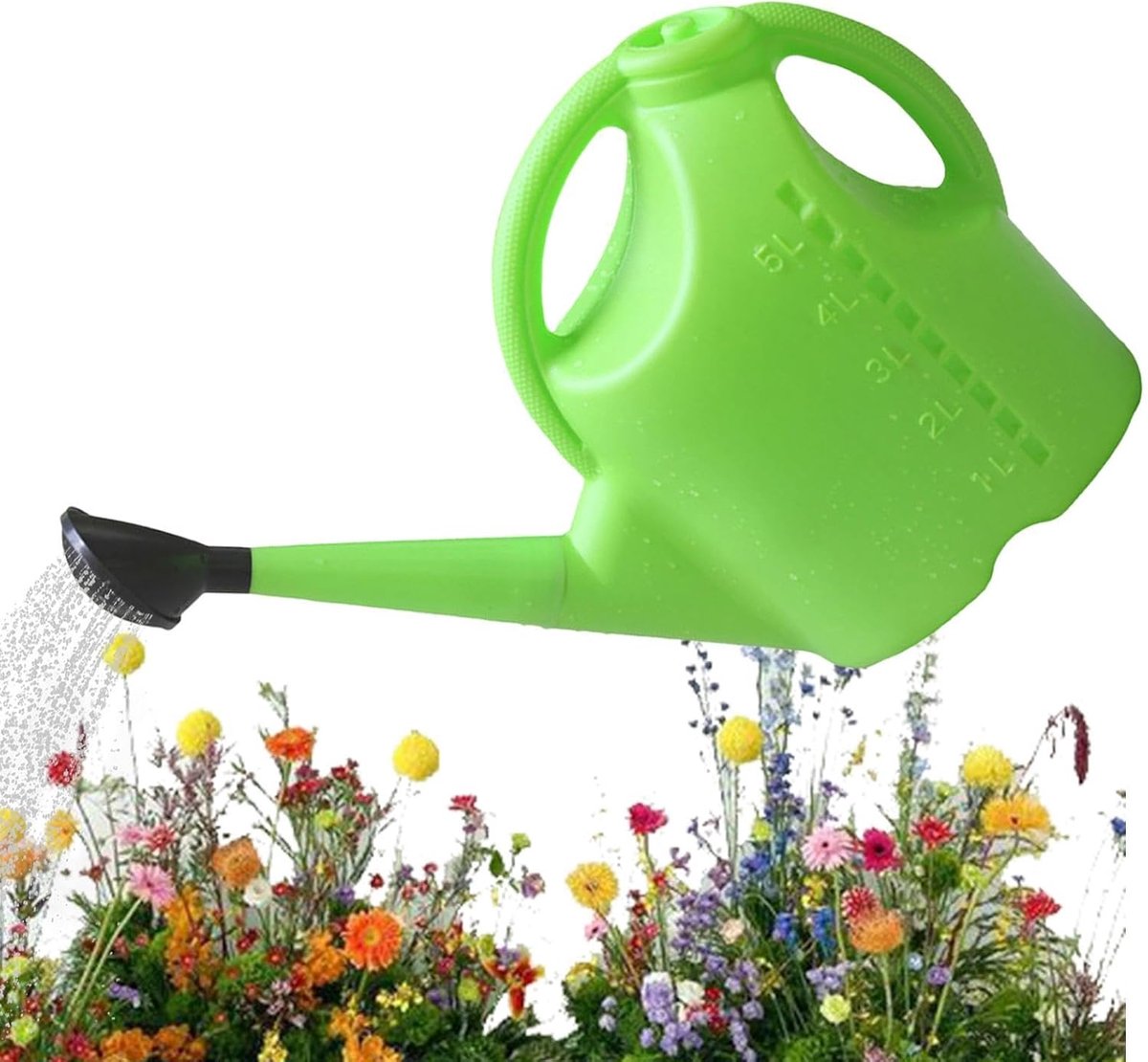 Waterpot - Tuingieter - Planten Water Geven - Brede Injectieopening - 5 Liter - Groen