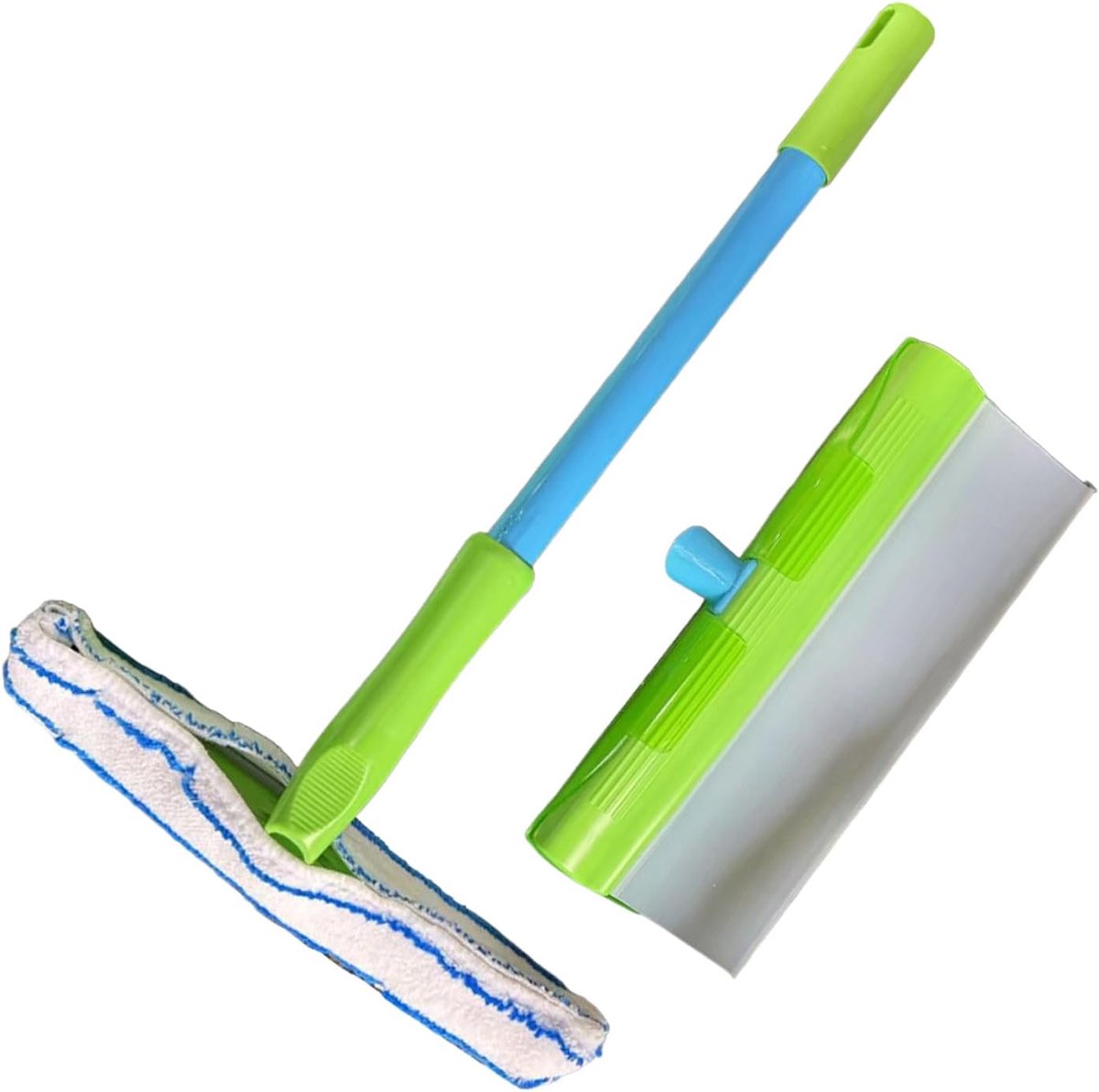 Douchewisser - Glasreiniger - Streeploos Reinigen - Ergonomisch Handvat - 35 cm - Groen
