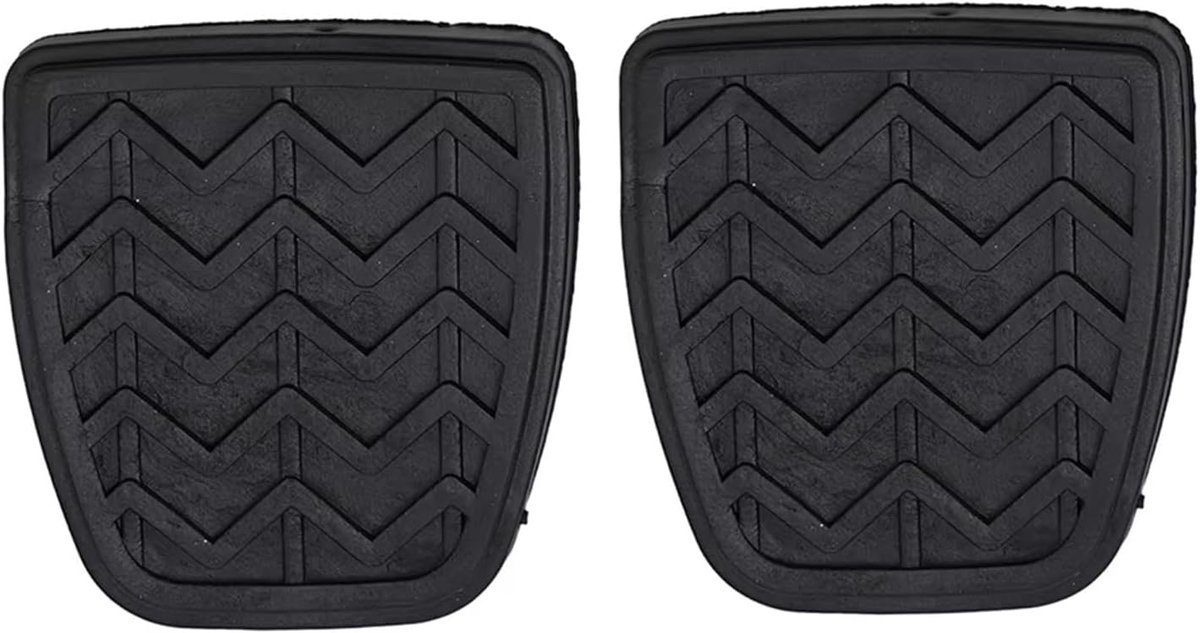 Pedaal Covers - Rem Koppeling - Veilig Rijden - Maximaliseert Contact - One Size - Zwart