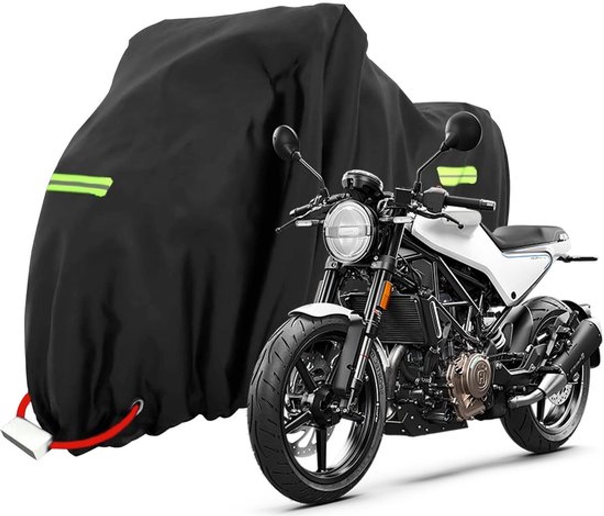 Allecto Motorfiets afdekzeil - Waterdicht - Beschermhoes - 245 x 105 x 125 cm
