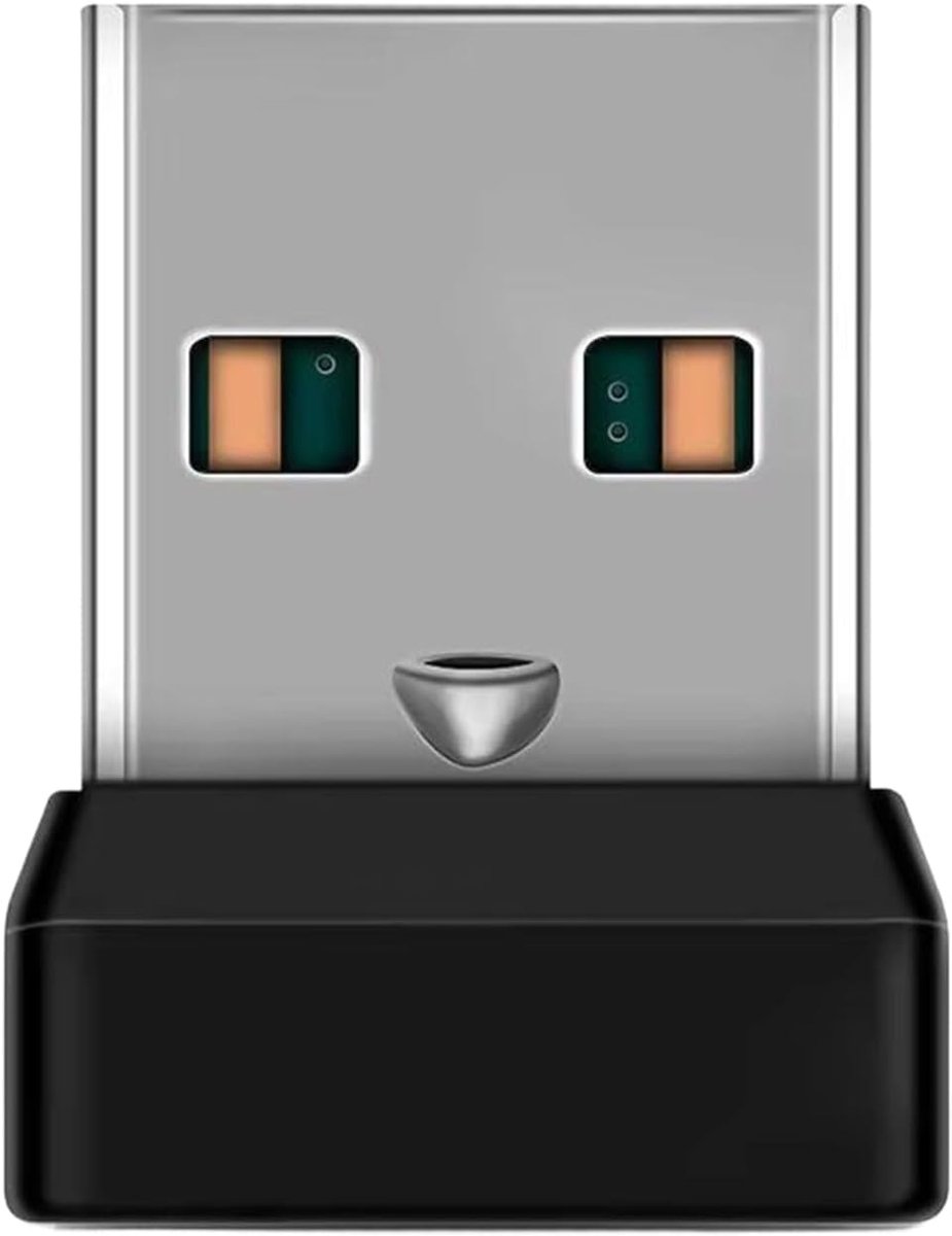 USB-ontvanger - Draadloze adapter - Presentaties geven - Plug and Play - Compact ontwerp - Wit