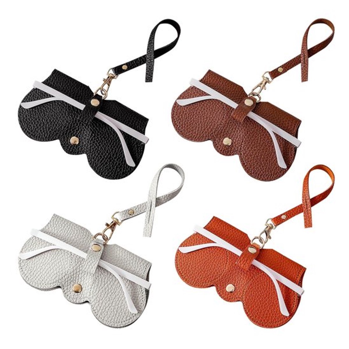 VT Goods - Lederen Zonnebril Tas - Draagbare Eyewear Pouch - Beschermende Case