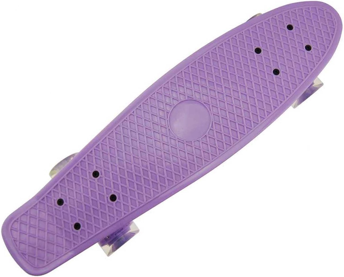 Kinderskateboard Beginnersplank Buiten spelen Lichtgevende wielen 22 inch Lichtpaars