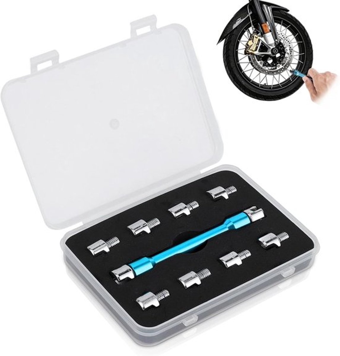 Verstelbare spaak sleutel set - 10-in-1 Motorfiets/Dirt