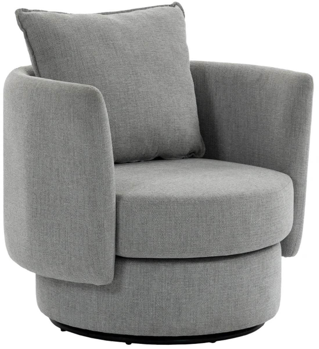 GranMaison Relaxfauteuil - Relaxzetel - Relaxstoel - Fauteuil - Stoel - Met armleuning - Voor één Persoon - Lichtgrijs