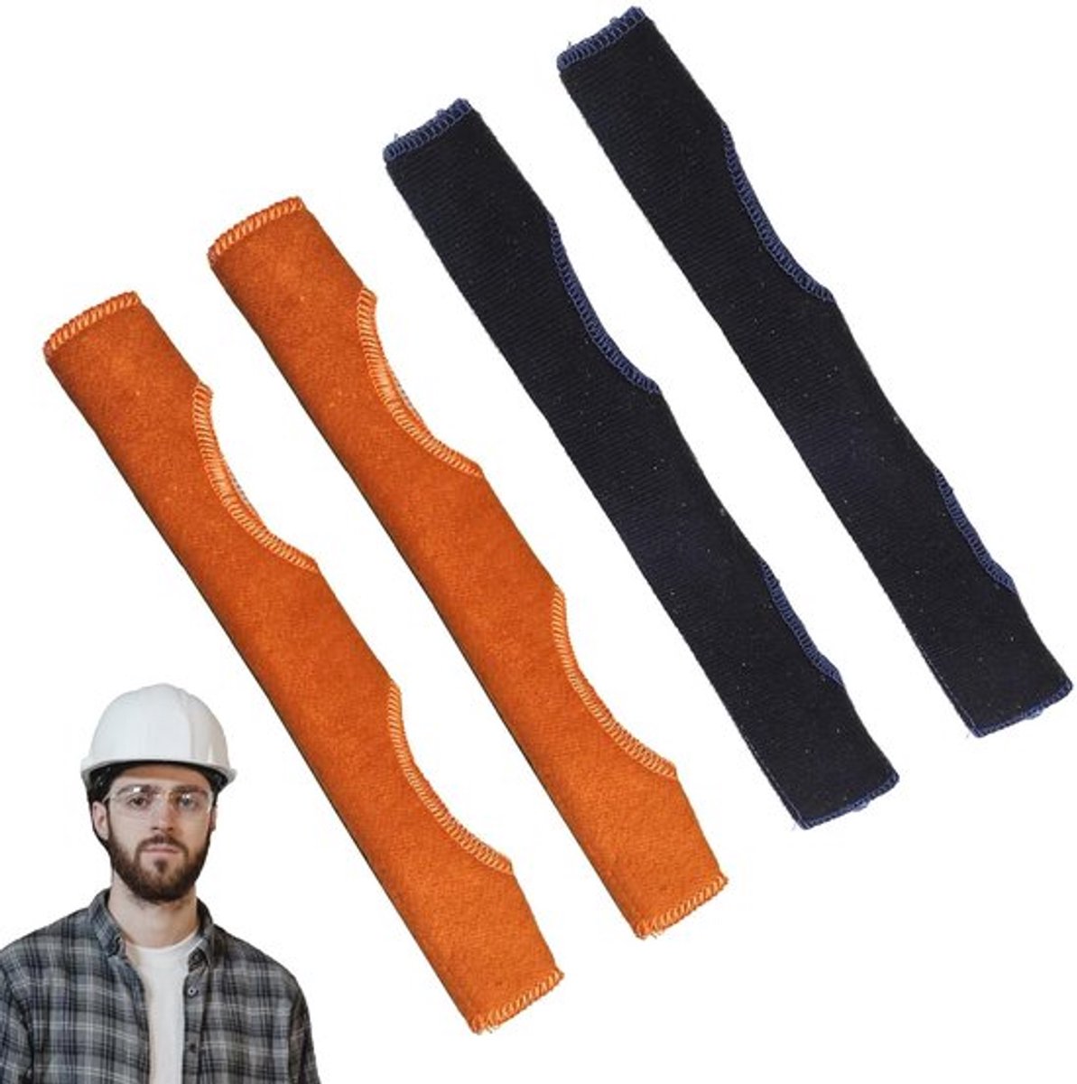Hoofdband voor veiligheidshelmen 4 stuks - Inovra Plus