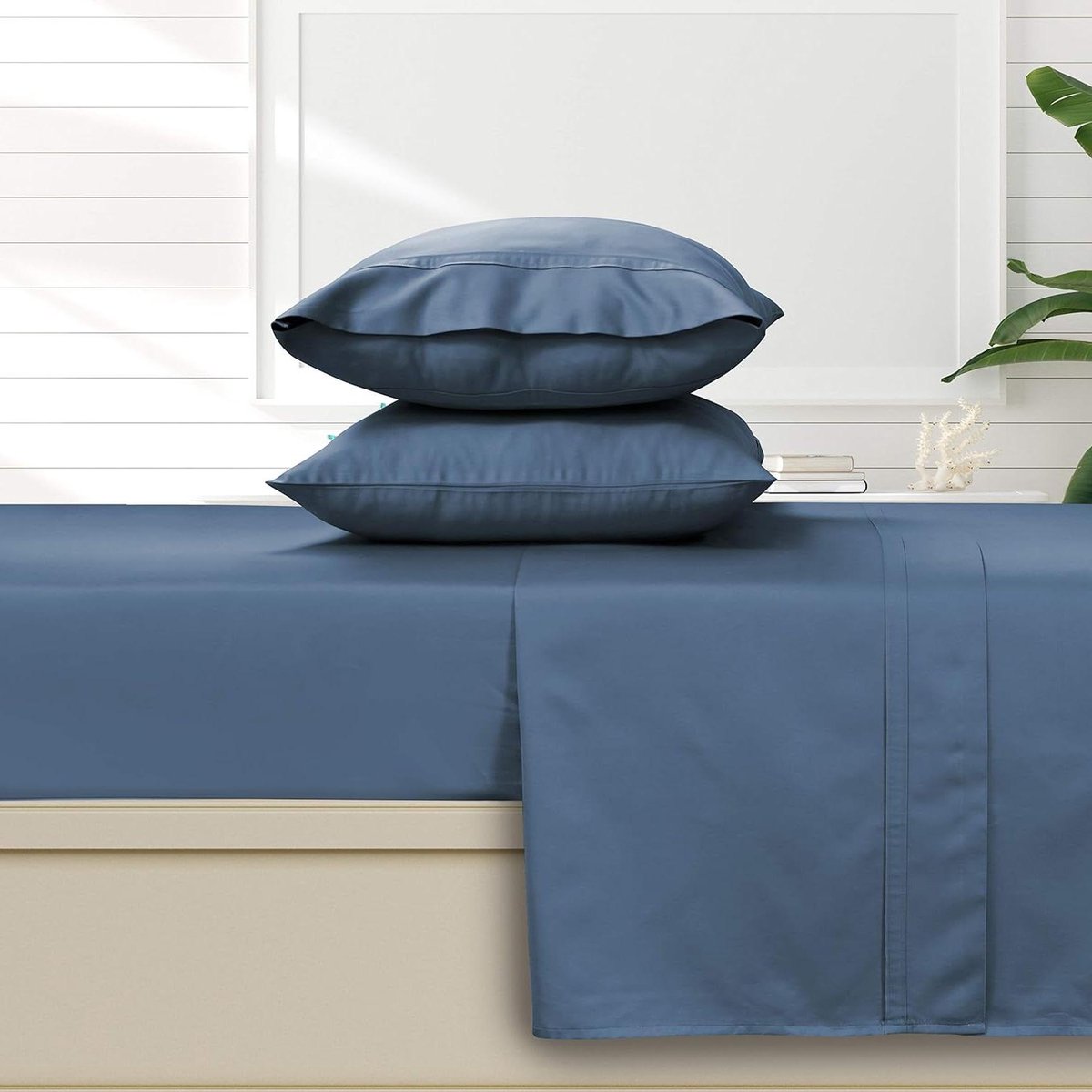 Luxe Beddengoed Set - Zijdezacht Katoen - Comfortabele Nachtrust - 500 Draad Tellen - Quee