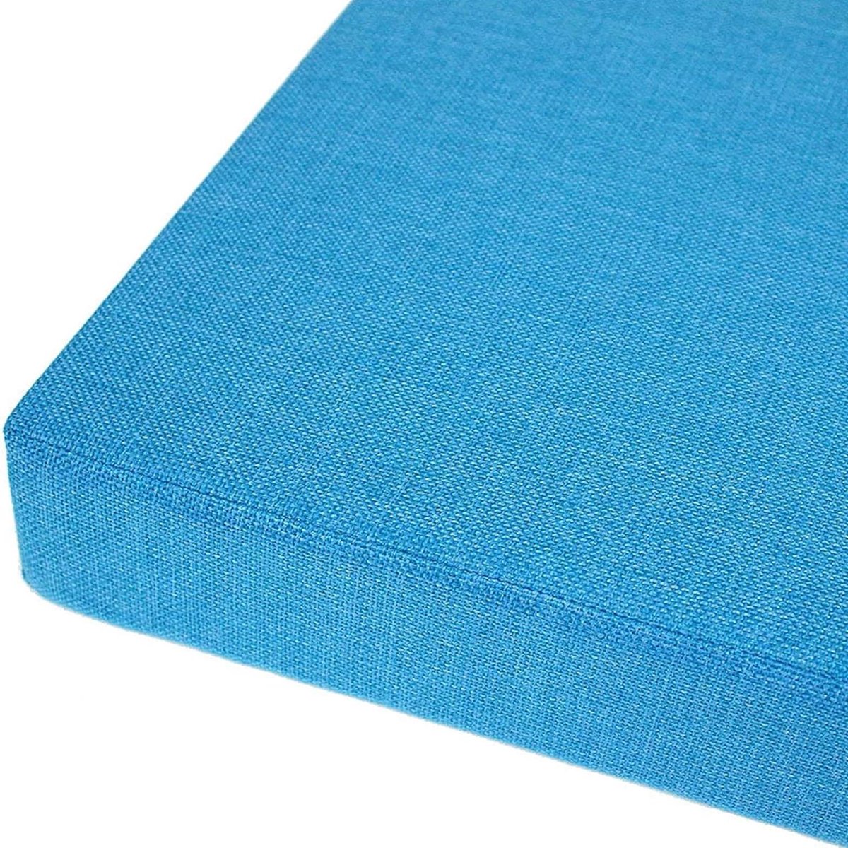 Bankkussen - Zitkussen Tuinbank - Comfortabel Zitten - Hoge Dichtheid Schuim - 180 x 30 cm - Meerblauw