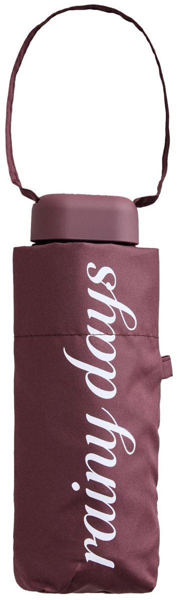 Next - Dames - Compacte paraplu met print - Rood