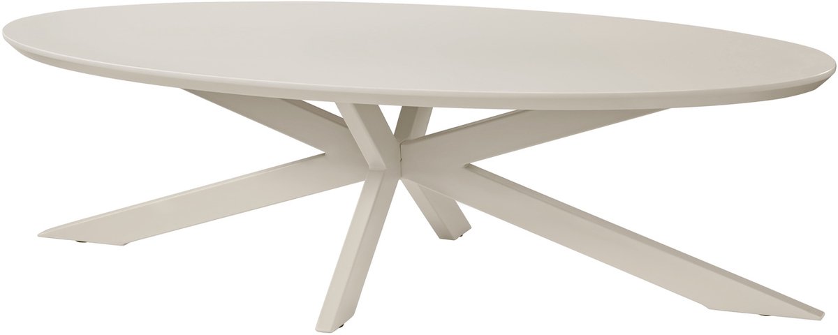 DÉJA Living Salontafel Gimo - Ovaal - Beige - 120x55 cm
