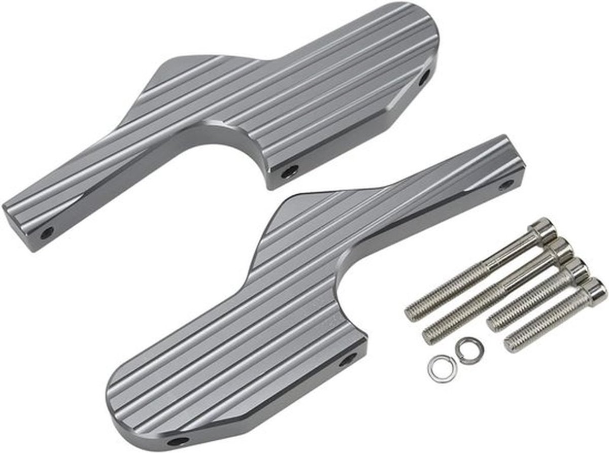 Uitgebreide Voetsteunen - Motorfiets - Voetsteun Extensions - Vervanging - Gts 300Ie Super Sport - Pedalen - Accessoires - Geschikt voor - Alle modellen - Zwart