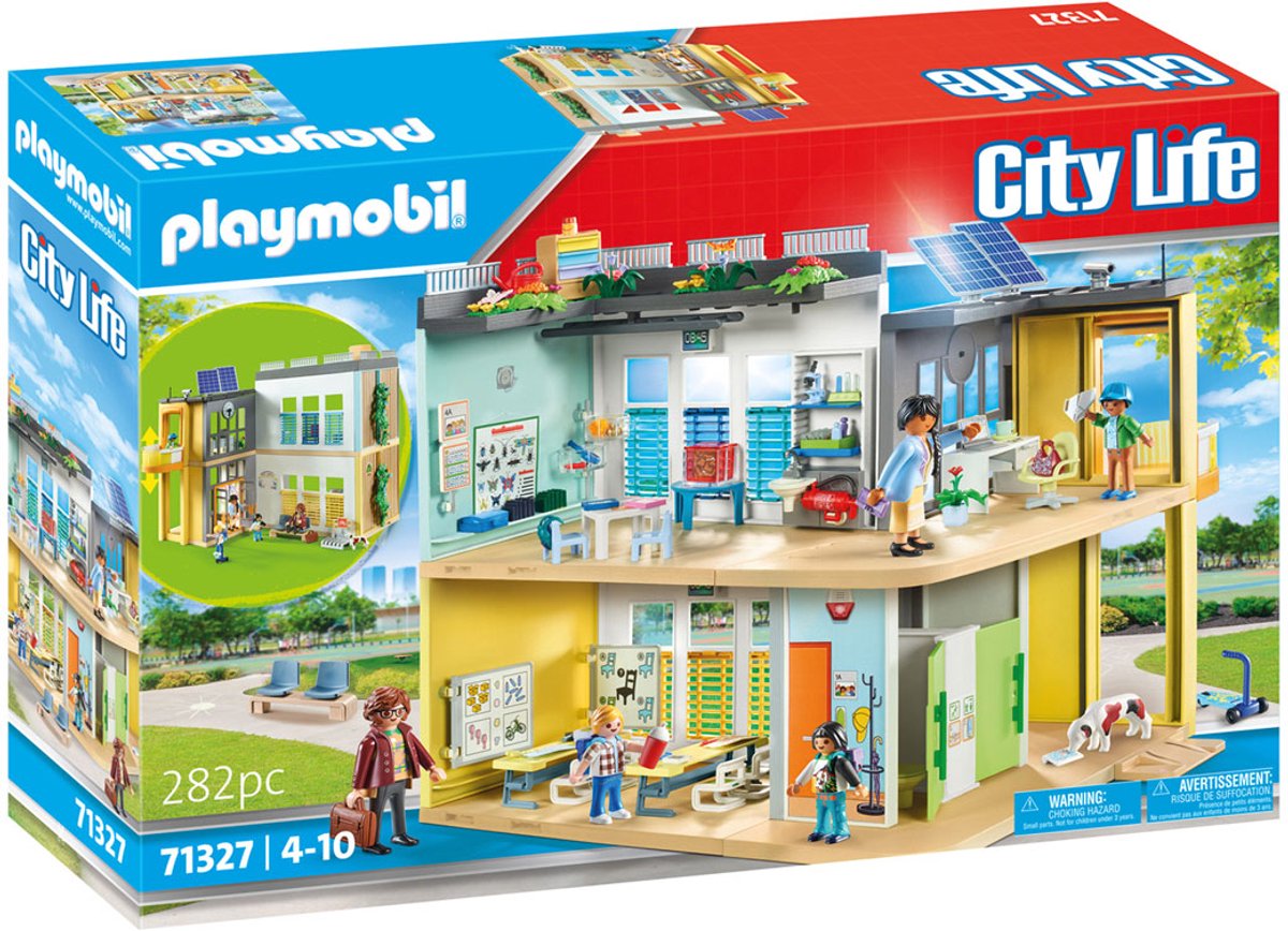 PLAYMOBIL City Life Grote school - 71327 — cadeau in Spellen & Speelgoed - foto 7