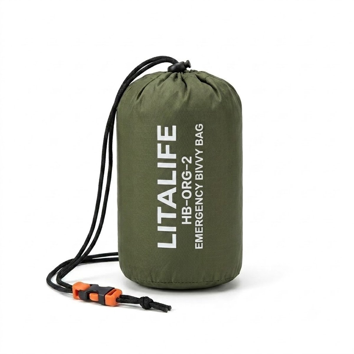 Litalife - Noodslaapzak 1x Groen - Waterdichte Bivvy Bag 213x91cm - Herbruikbaar
