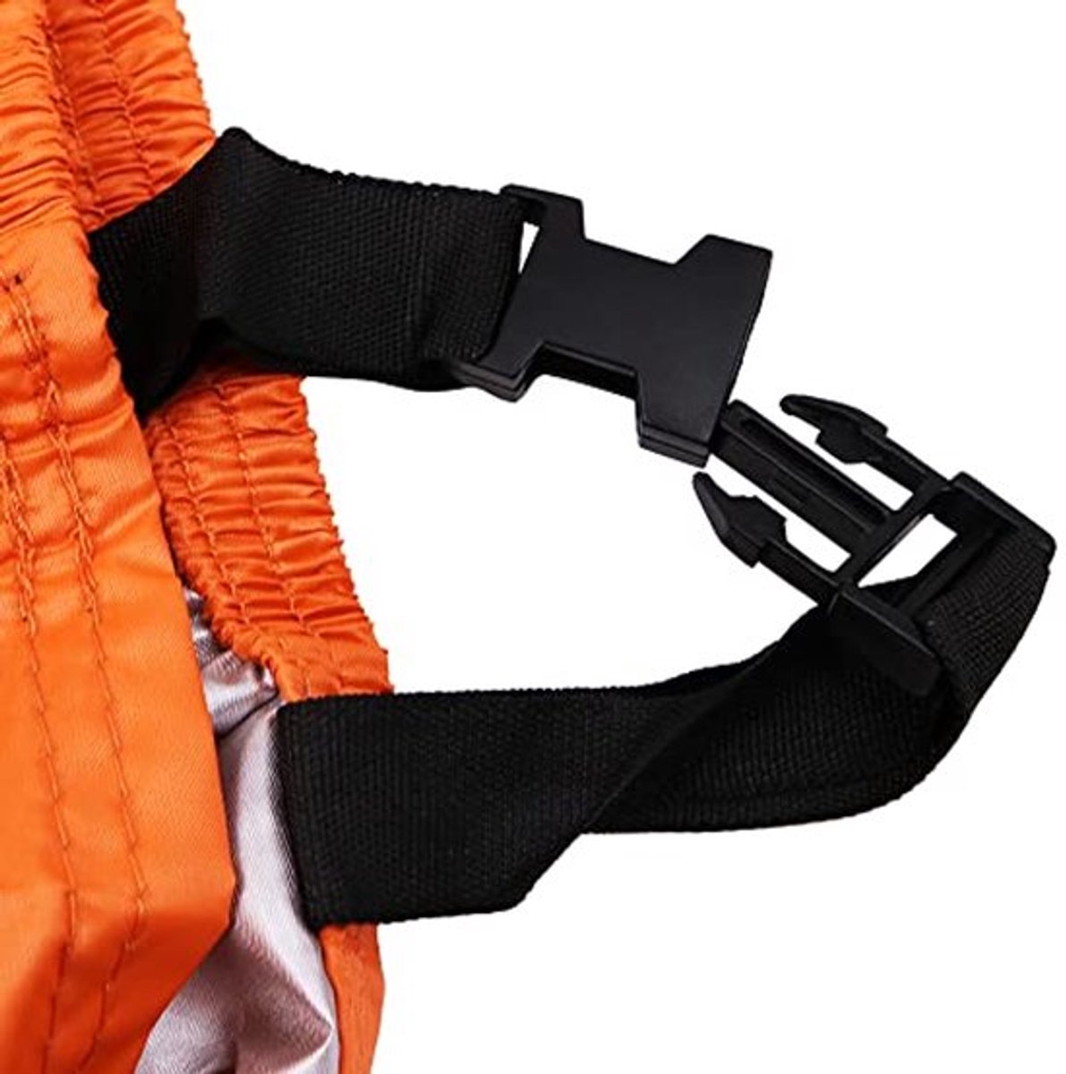 Universele Outdoor waterdichte Motorhoes UV Kras Hittebestendige Bescherming Maat M - Oranje & Zwart