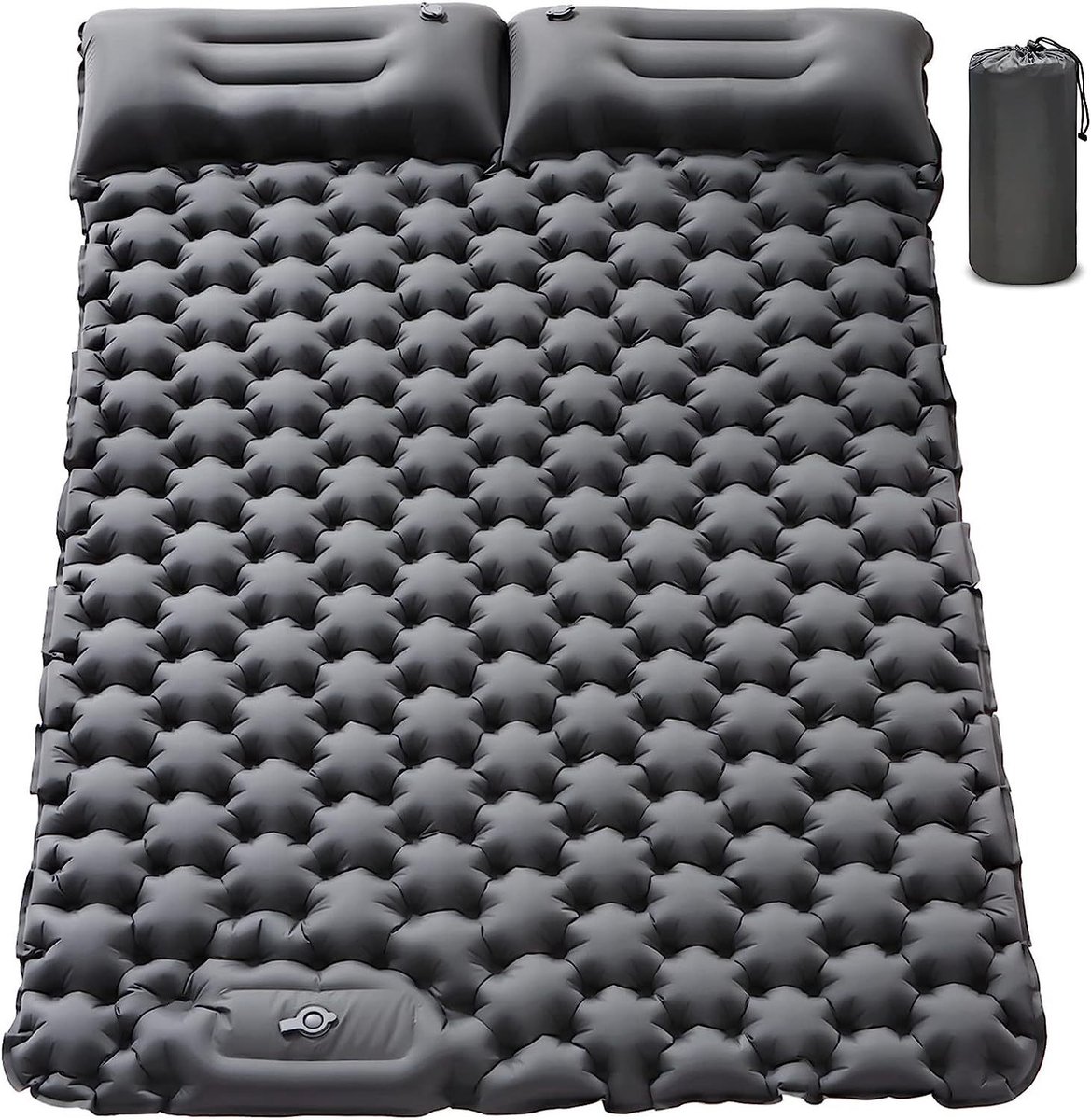 Opblaasbaar Luchtmat Bed - 190x120x5 cm - Vouwbaar Draagbaar PVC - Waterafstotend - Voor Kamperen Outdoor Avonturen
