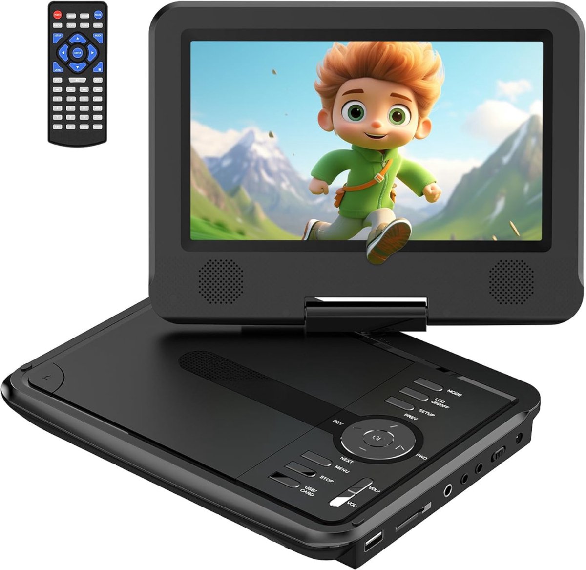 VLSelect® DVD Speler Auto - Draagbare DVD Speler - Portable DVD Speler