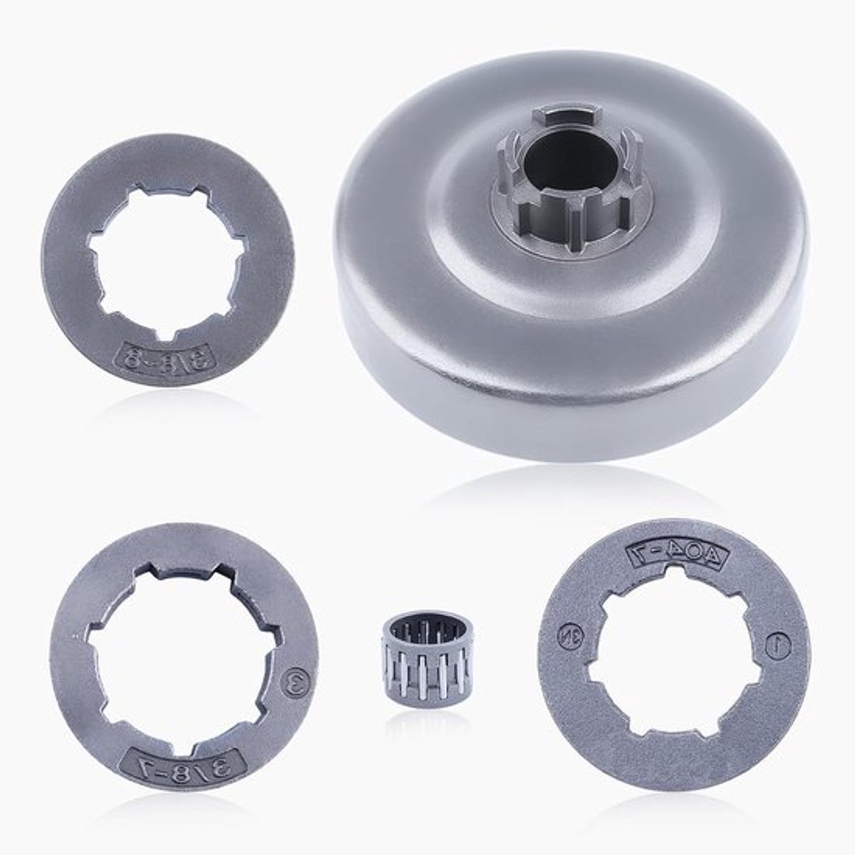 Trommel Koppeling met 3 Sprocket Rand voor Husqvarna 61 266 268 272 Jonsered 625 630 670 - Kwalitatieve Onderdelen.