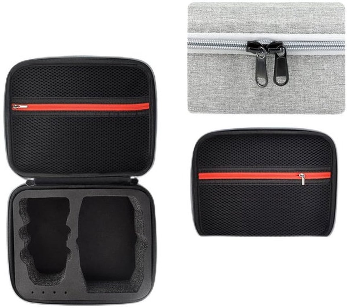 Mini 2/Mini 2SE RC Tas Case Waterdichte Shockproof Opbergtas Bescherming Hard Case voor DJI Mini 2 SE/Mini 2 Drone en Afstandsbediening, Zwart van binnen, Opbergtas
