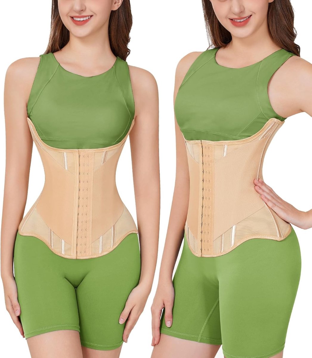 Corset Taille Trainer voor Vrouwen - Abdominale Controle, Fitness Ondersteuning en U-Vormige Ontwerp voor Optimale Comfort