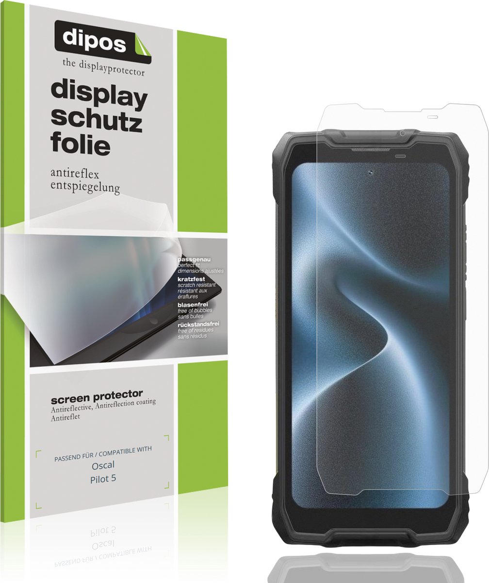 dipos – 4x Matte Beschermfolie geschikt voor Oscal Pilot 5 | Krasbestendige & antireflecterende Screenprotector Ultra-Thin