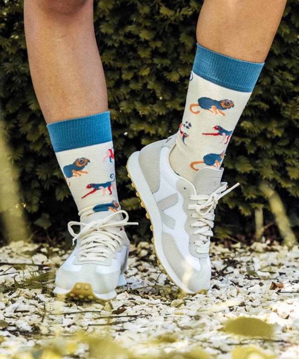 DillySocks Baboon Sand Sock 36-40