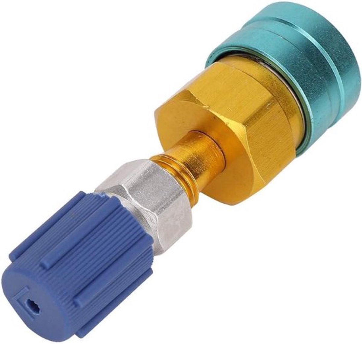 Airconditioning R1234YF naar R134A Snelle Adapter - Onderste Coupling voor Auto Airconditioning Aansluiting
