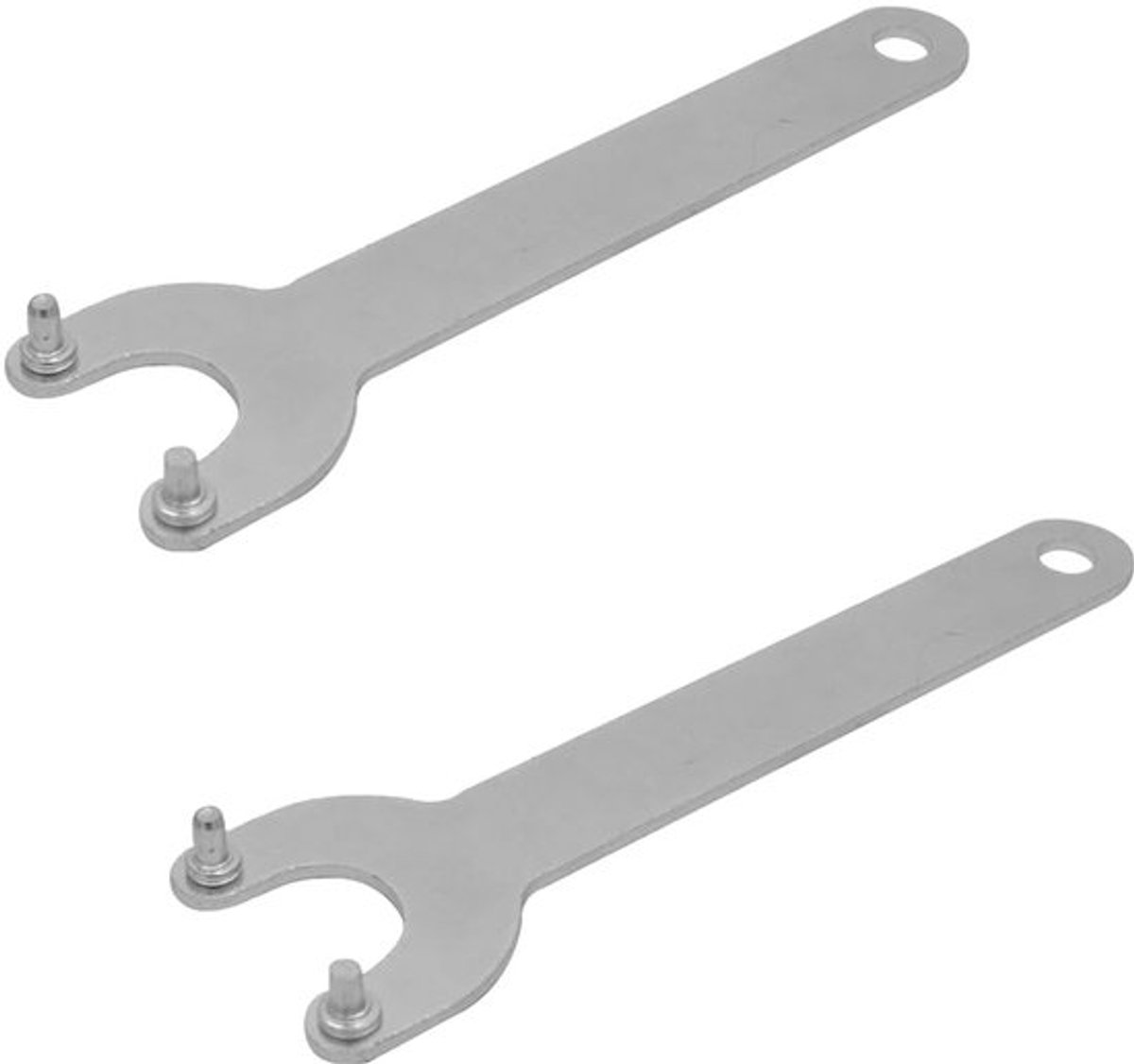 2-pins moersleutel geschikt voor 125/150mm haakse slijpers, schijven klemsleutel handgereedschap, 2 stuks