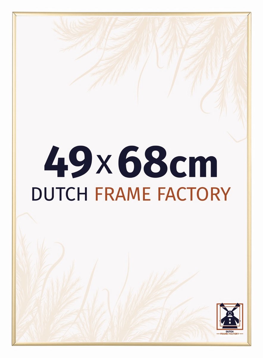 Dutch Frame Factory Fotolijst 49x68 cm - Aluminium - Goud - Kampen